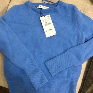 Blue Zara sweater